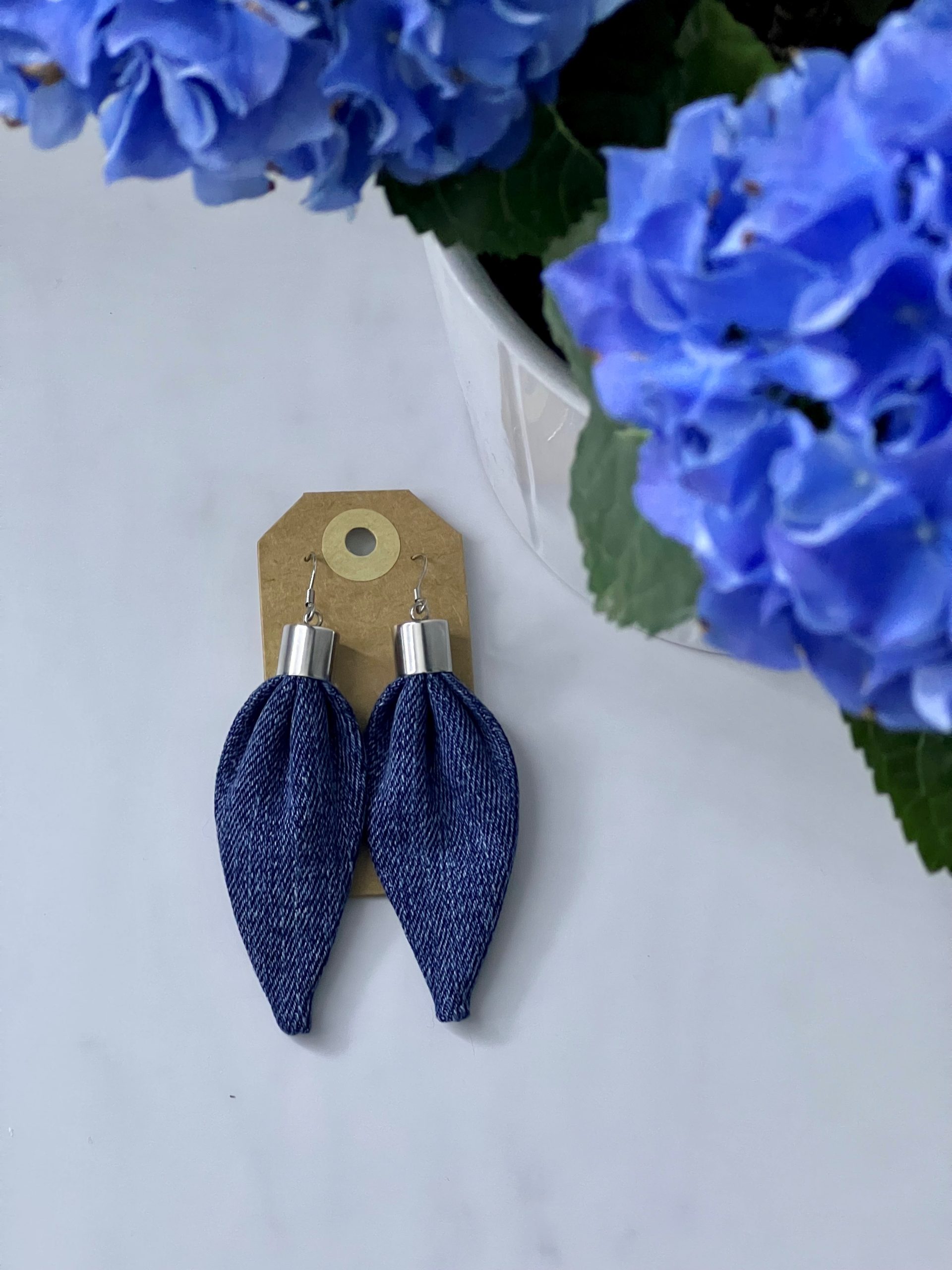 How to Make Earrings from Fabric Scraps