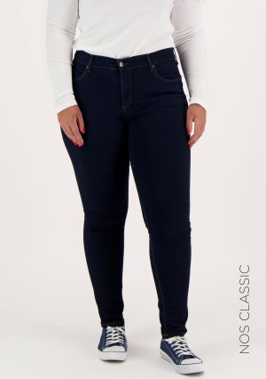 SUZIE Skinny 8931 Super stretch Tummansininen