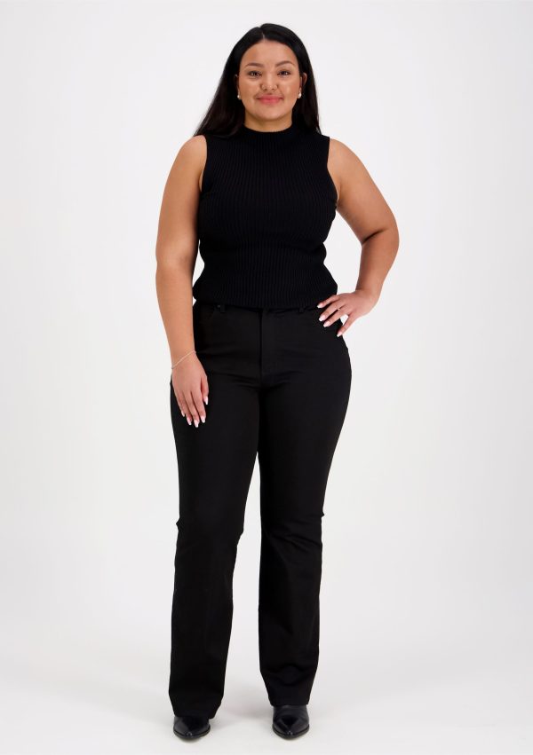 CARAMEL flare 8467 Curvy fit Stay black - Image 3