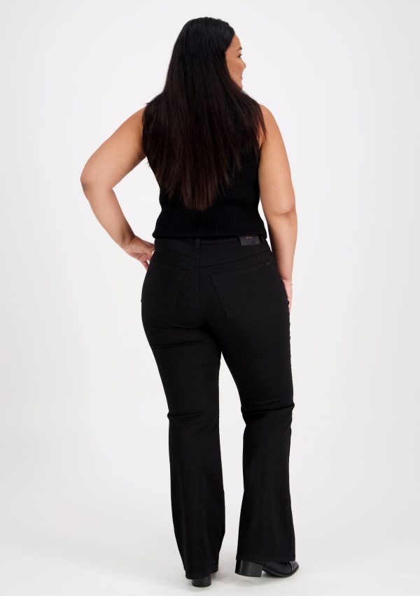 CARAMEL flare 8467 Curvy fit Stay black - Image 4