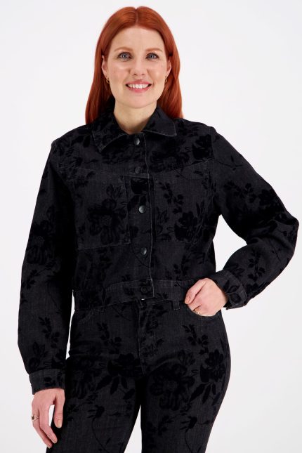 ROSE 2417 Kropattu Farkkutakki