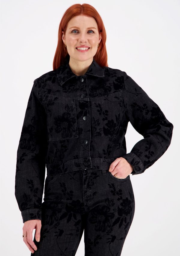 ROSE 2417 Kropattu Farkkutakki