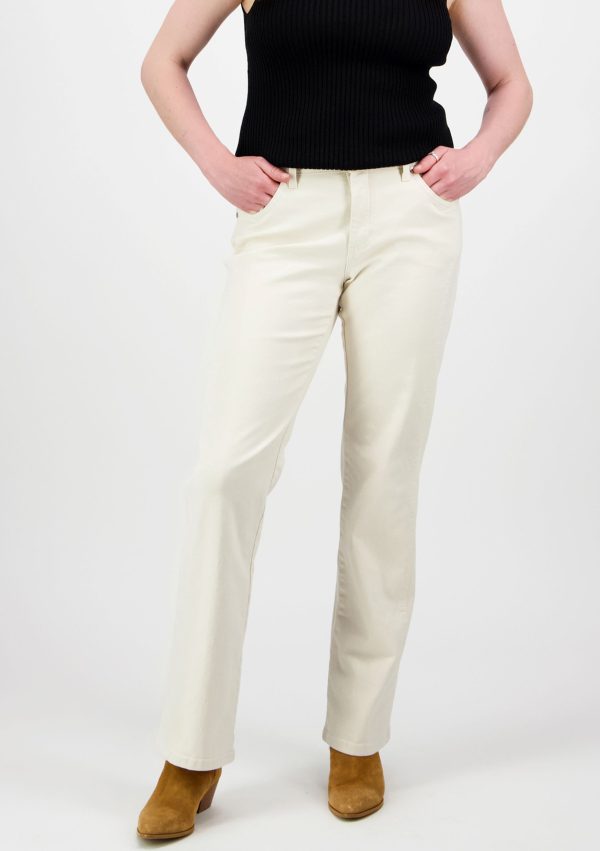 EMILY 2431 Straight fit Luonnonvalkoinen