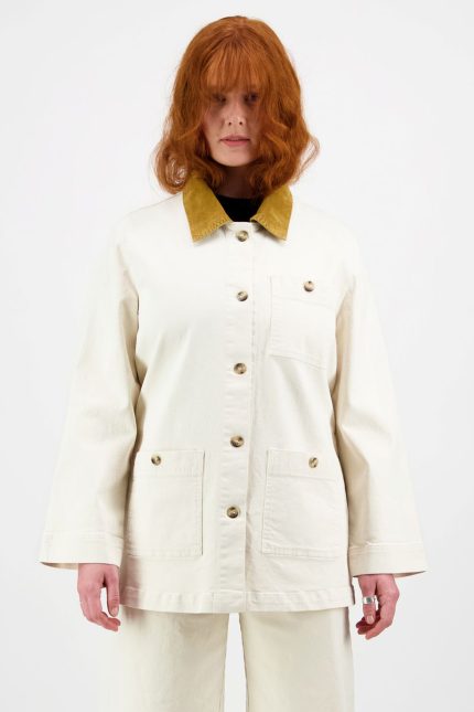 VERA 2431 Farkkutakki Luonnonvalkoinen